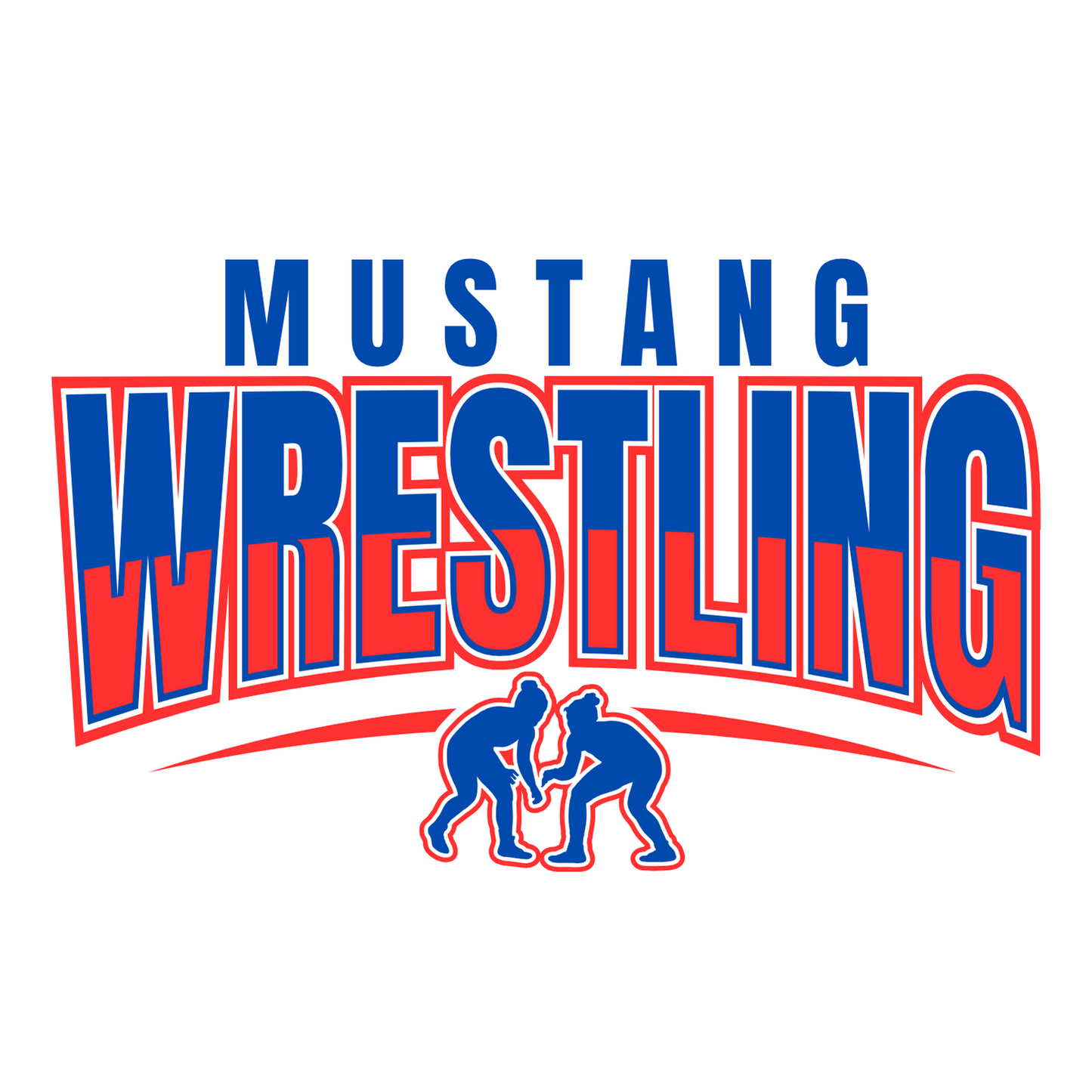 Mustang Wrestling Split - Girs
