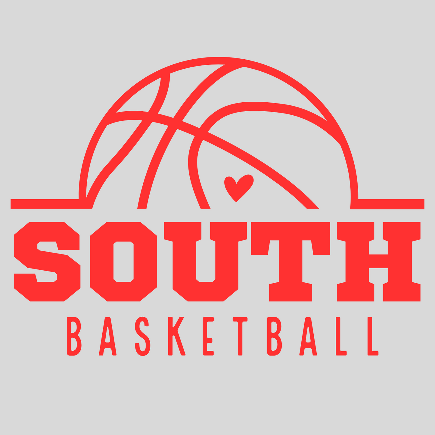 South Basketball Heart