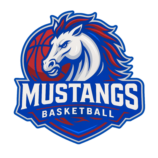 Mustangs Basketball Bold