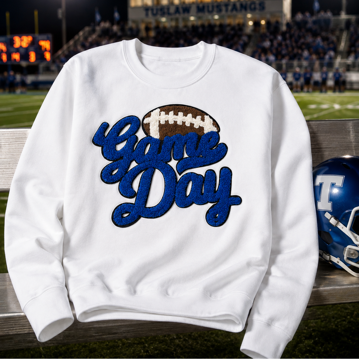Game Day Chenille Crewneck