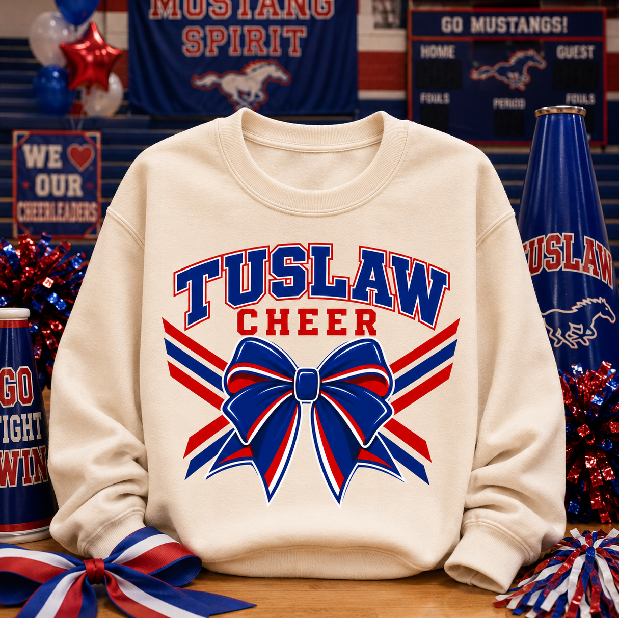 Tuslaw Cheer Bow