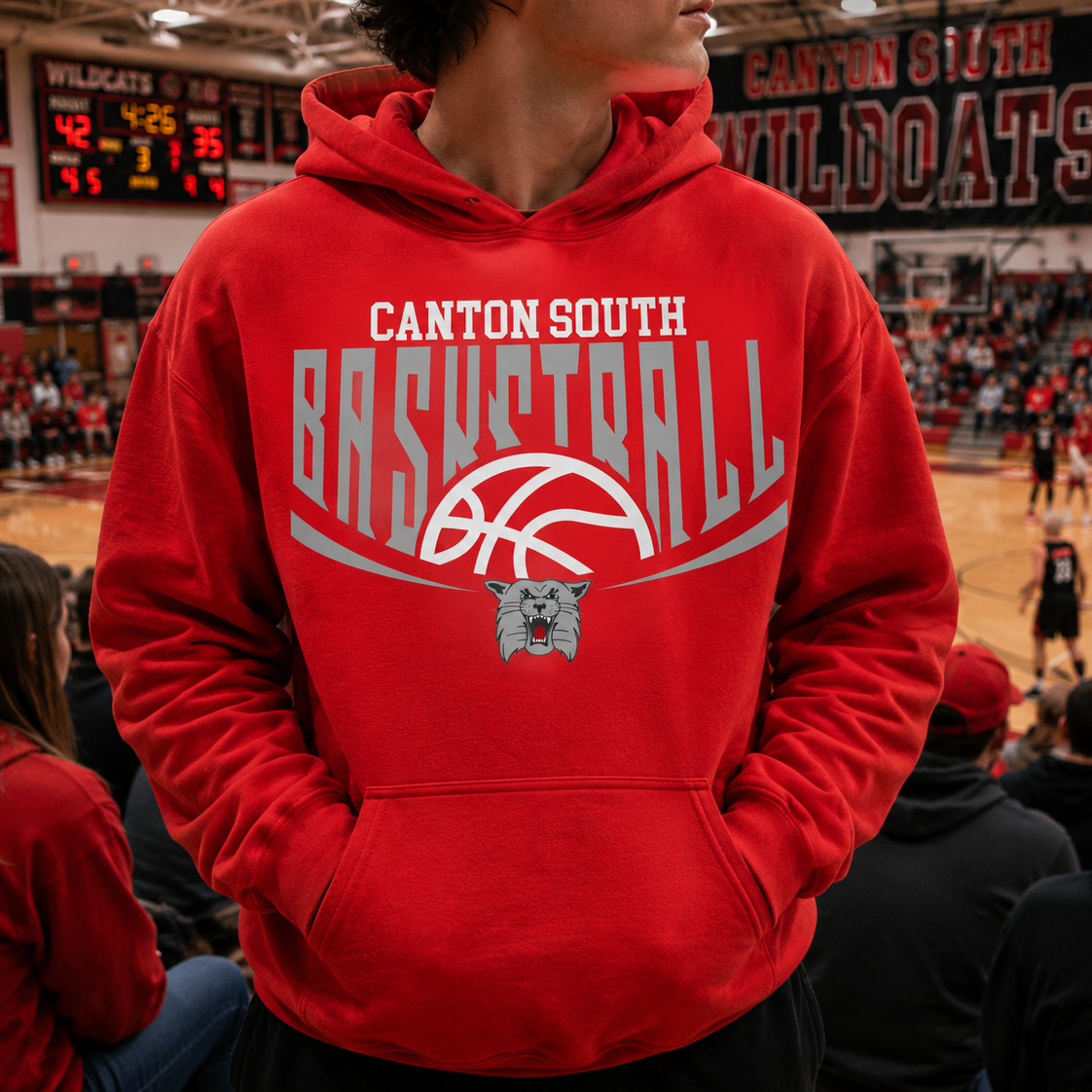 Canton South Basketball with Logo