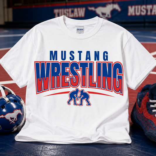 Mustang Wrestling Split - Girls