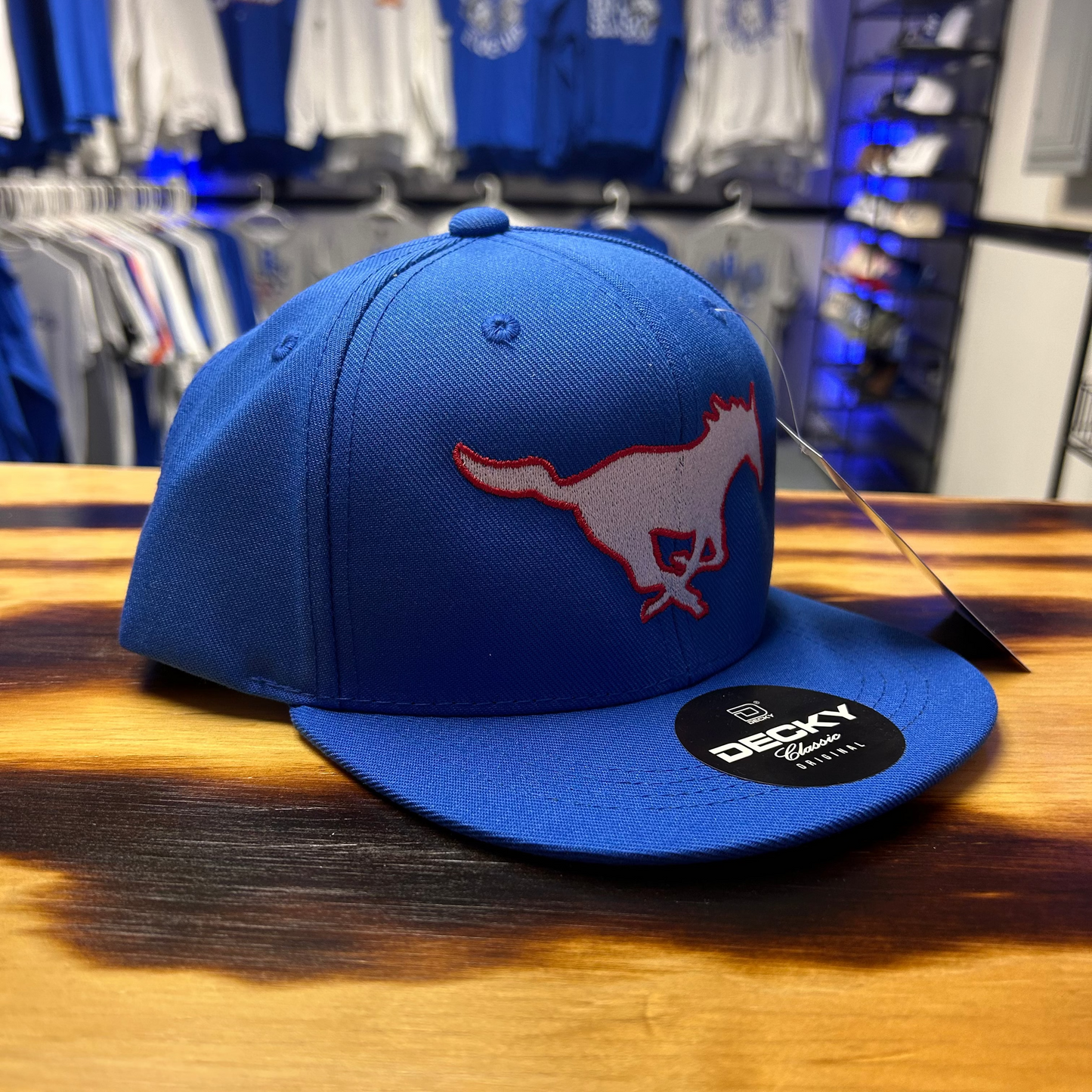 Youth Running Mustang Decky Snapback